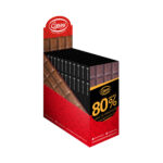 Display de Barra de Chocolates - 80% Cacao -  12 unidades