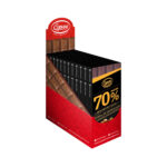 Display de Barra de Chocolates - 70% Cacao con mix frutos secos -  12 unidades